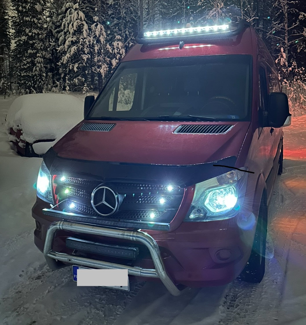 Äärivalo, LED Keltainen, Valkoinen, Punainen