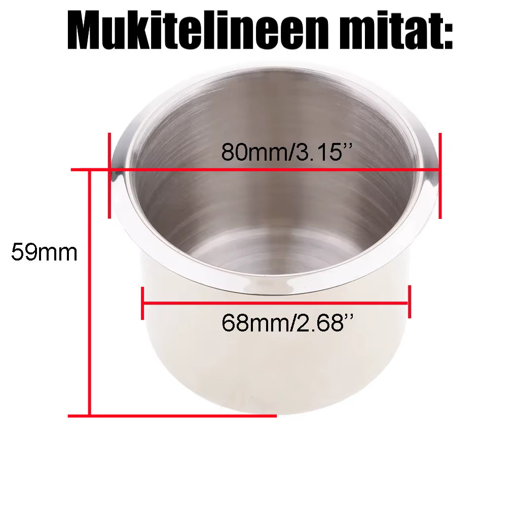 Metallinen mukiteline, Ajoneuvoihin!